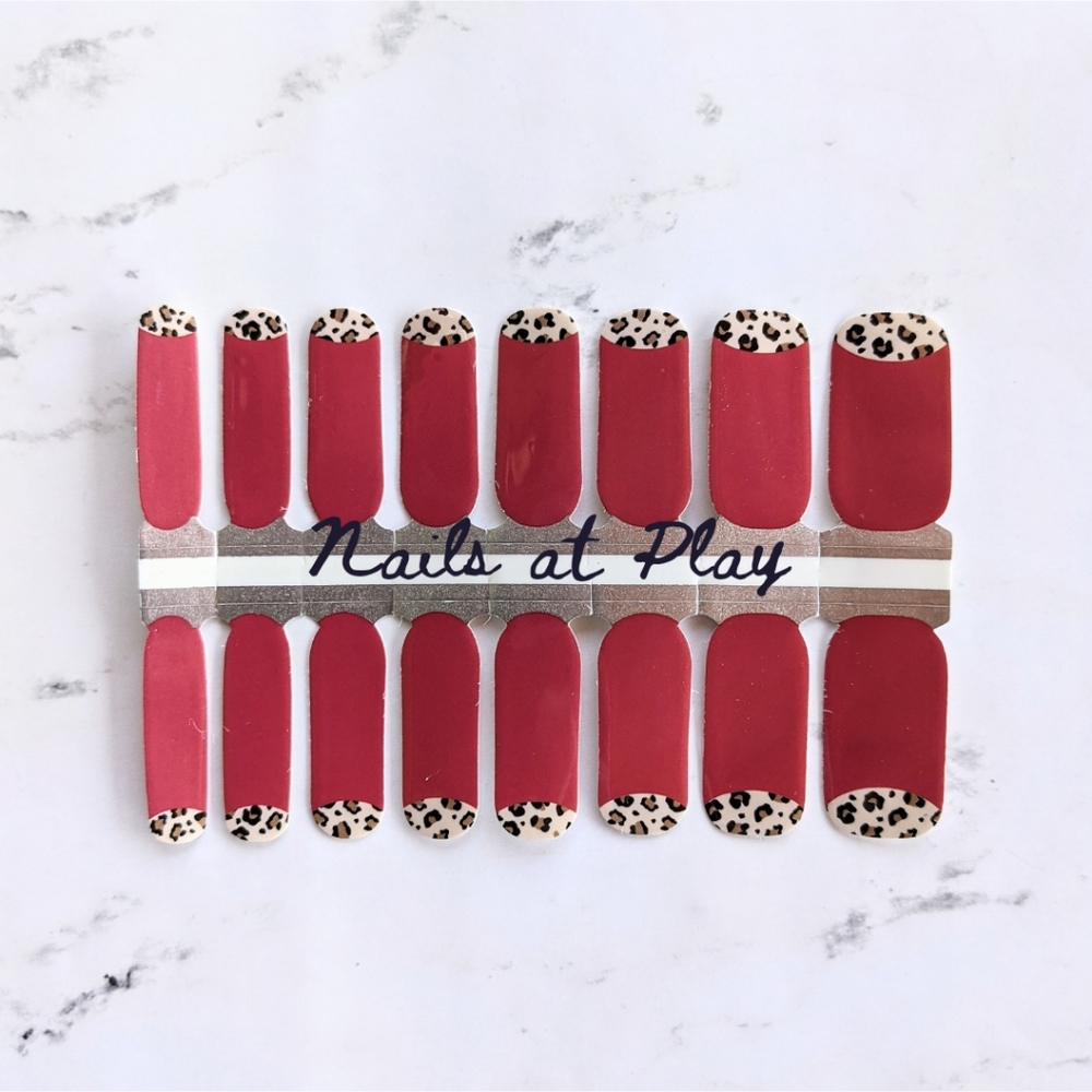 5 for $15 Nail Wraps- Half Moon Cat